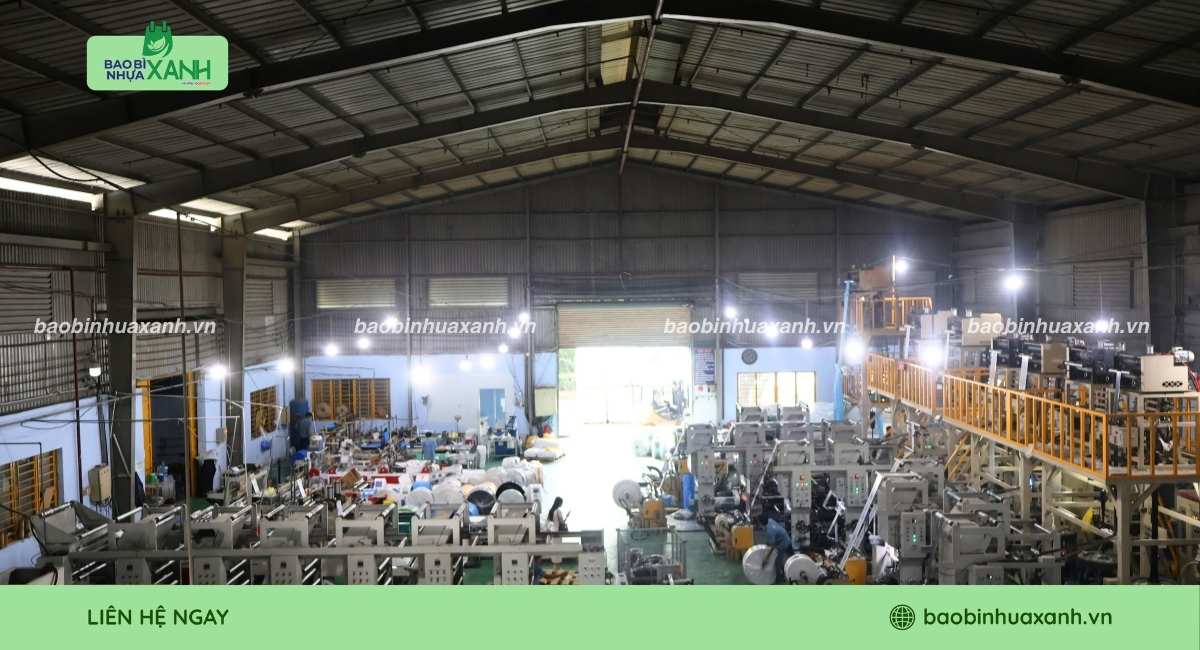 Xưởng Bao Bì Nhựa Xanh chuyên sản xuất túi ươm cây mít