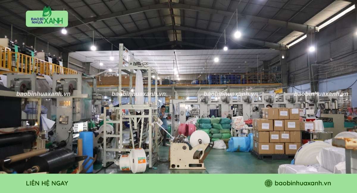 Xưởng Bao Bì Nhựa Xanh chuyên sản xuất túi zip đựng quần áo