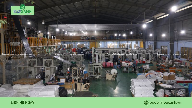 Xưởng Bao Bì Nhựa Xanh chuyên sản xuất và in túi tự hủy sinh học