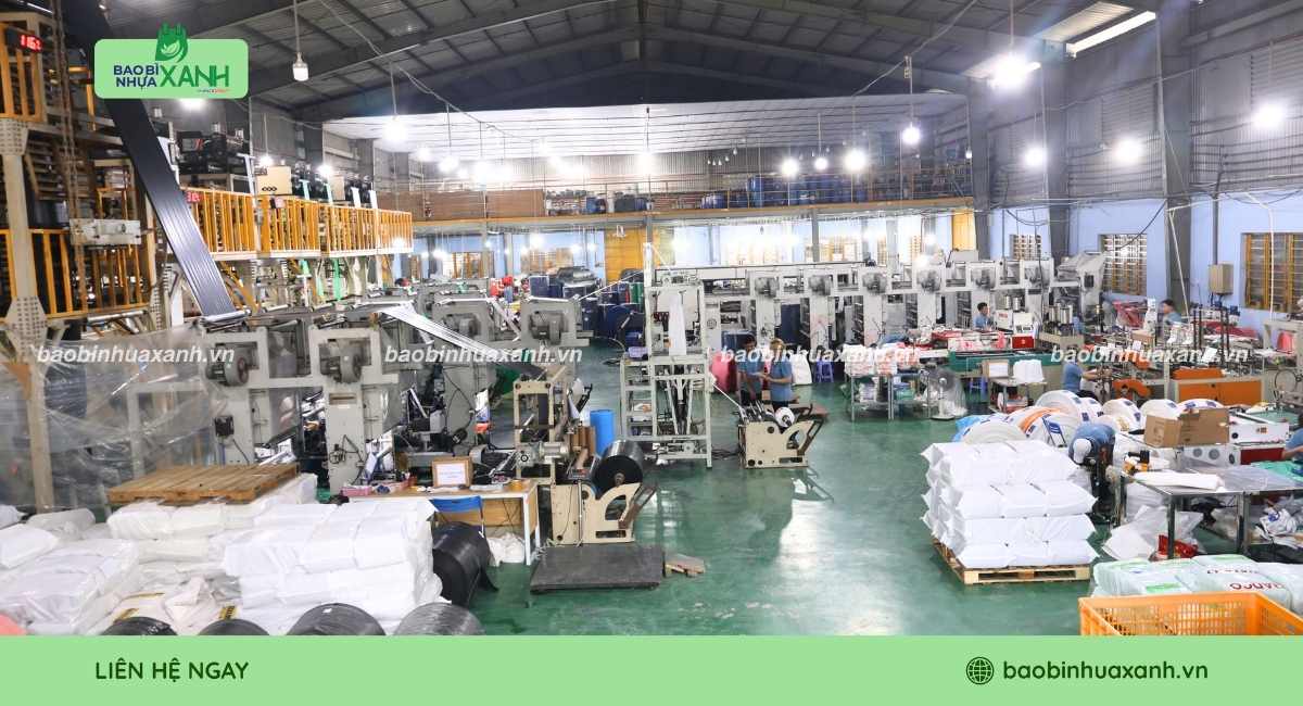 Xưởng Bao Bì Nhựa Xanh chuyên sản xuất túi hột xoài PP uy tín