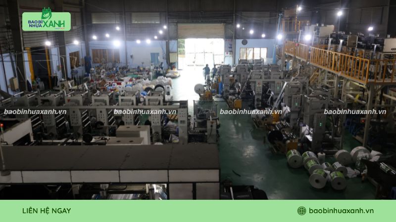 Xưởng Bao Bì Nhựa Xanh chuyên sản xuất túi ươm cây