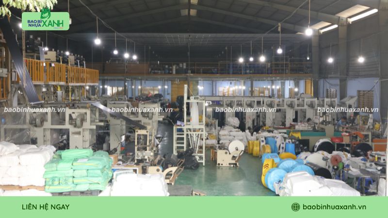Xưởng sản xuất túi xốp tái chế Bao Bì Nhựa Xanh