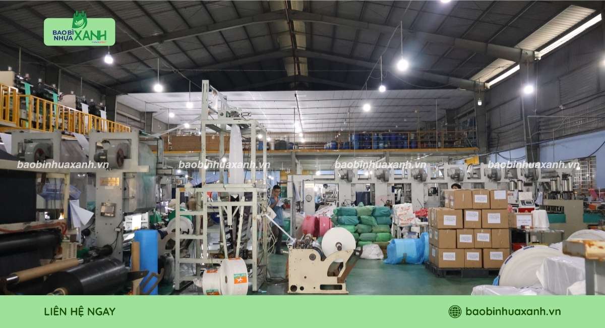 Bao Bì Nhựa Xanh chuyên sản xuất túi xốp đựng ly nhiều kích thước