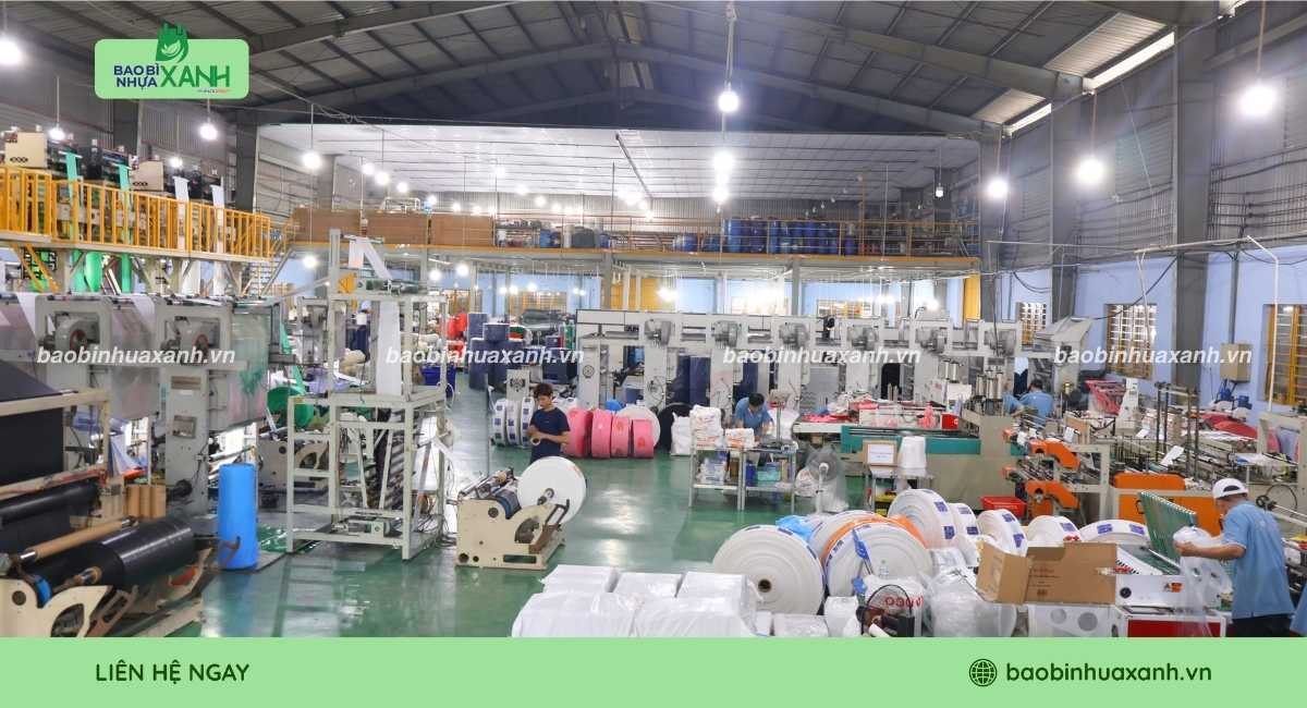 Bao Bì Nhựa Xanh xưởng chuyên cung cấp túi miệng bằng các loại