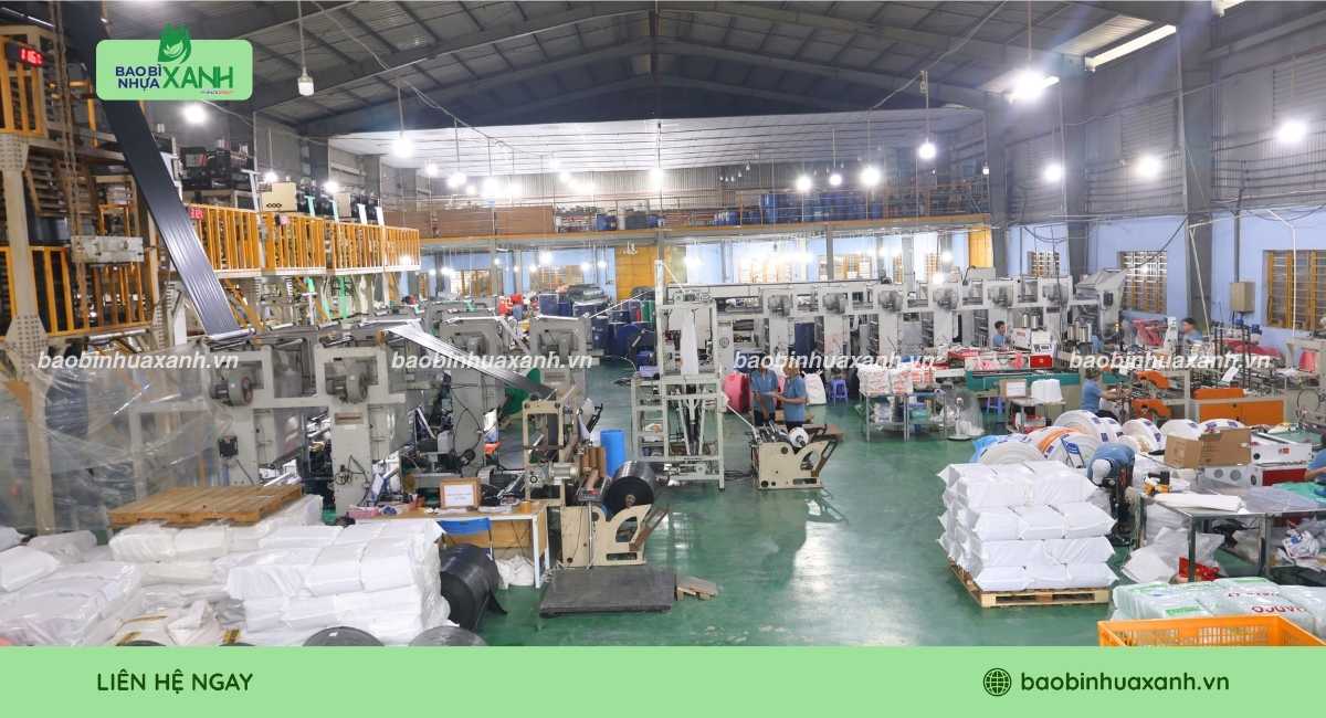 Bao Bì Nhựa Xanh xưởng chuyên sản xuất túi đựng cá cảnh giá cạnh tranh