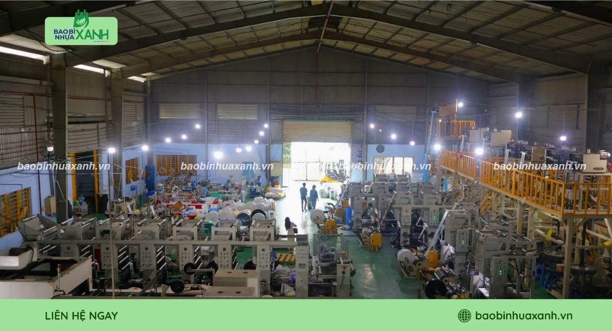 Bao Bì Nhựa Xanh xưởng sản xuất túi niêm phong HD chất lượng, giá tốt