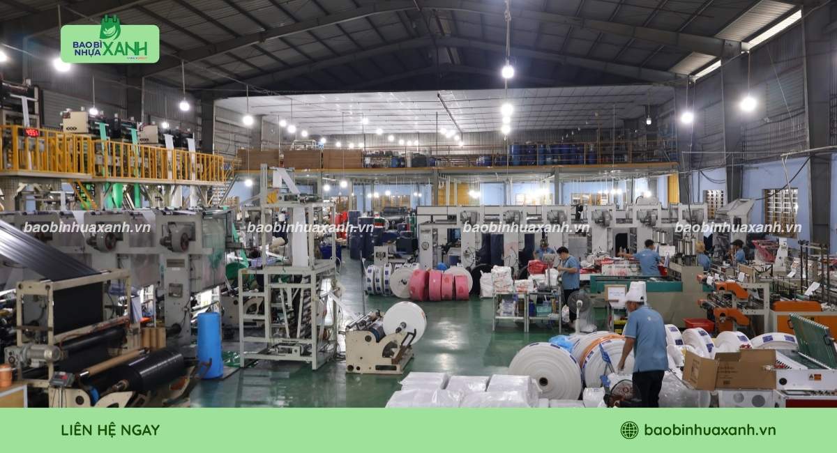 Bao Bì Nhựa Xanh xưởng sản xuất và in ấn túi nilon uy tín tại TP.HCM