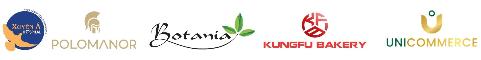 Các thương hiệu hợp tác với Bao Bì Nhựa Xanh