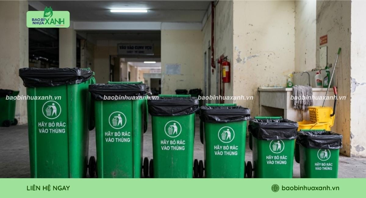 Cách chọn túi đựng rác phù hợp với thùng rác
