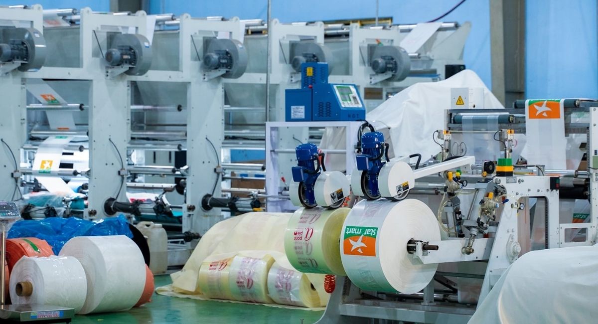 Dây truyền sản xuất, in ấn hiện đại