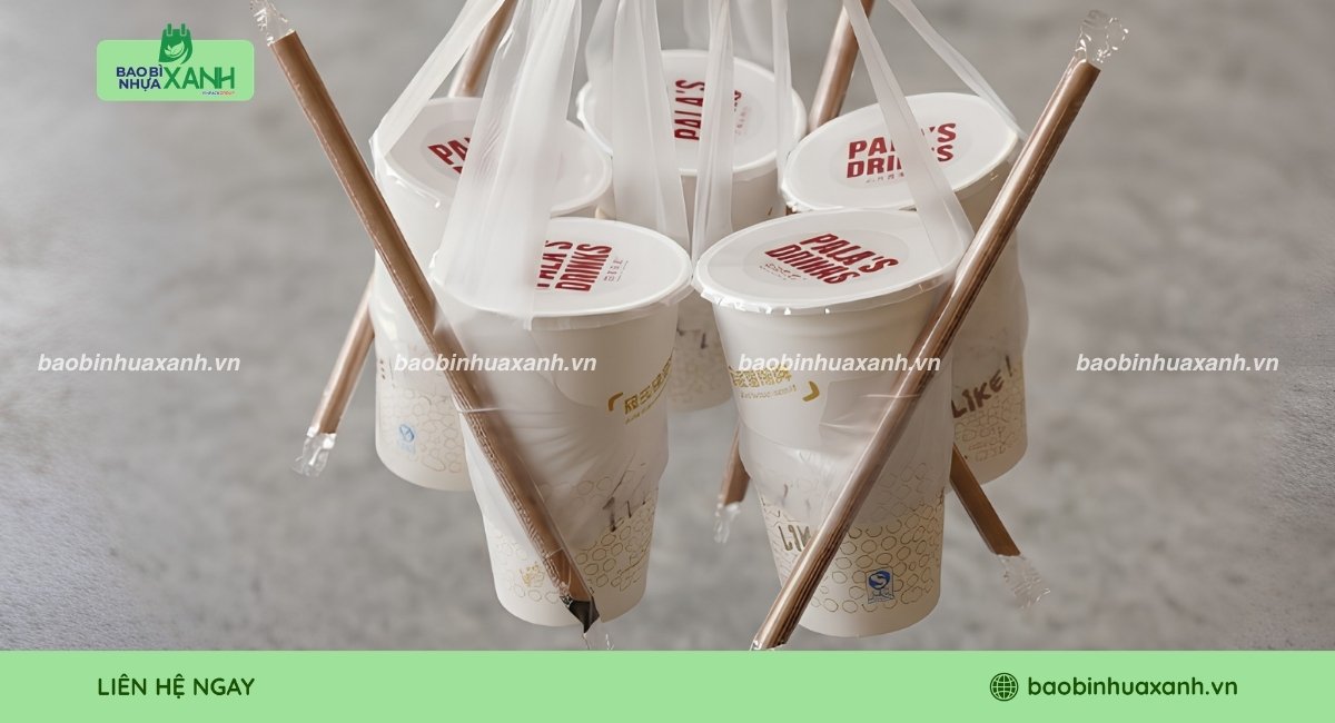 Mẫu túi đựng ly chữ T thông dụng