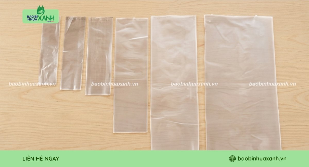 Mẫu túi miệng bằng nhiều kích thước