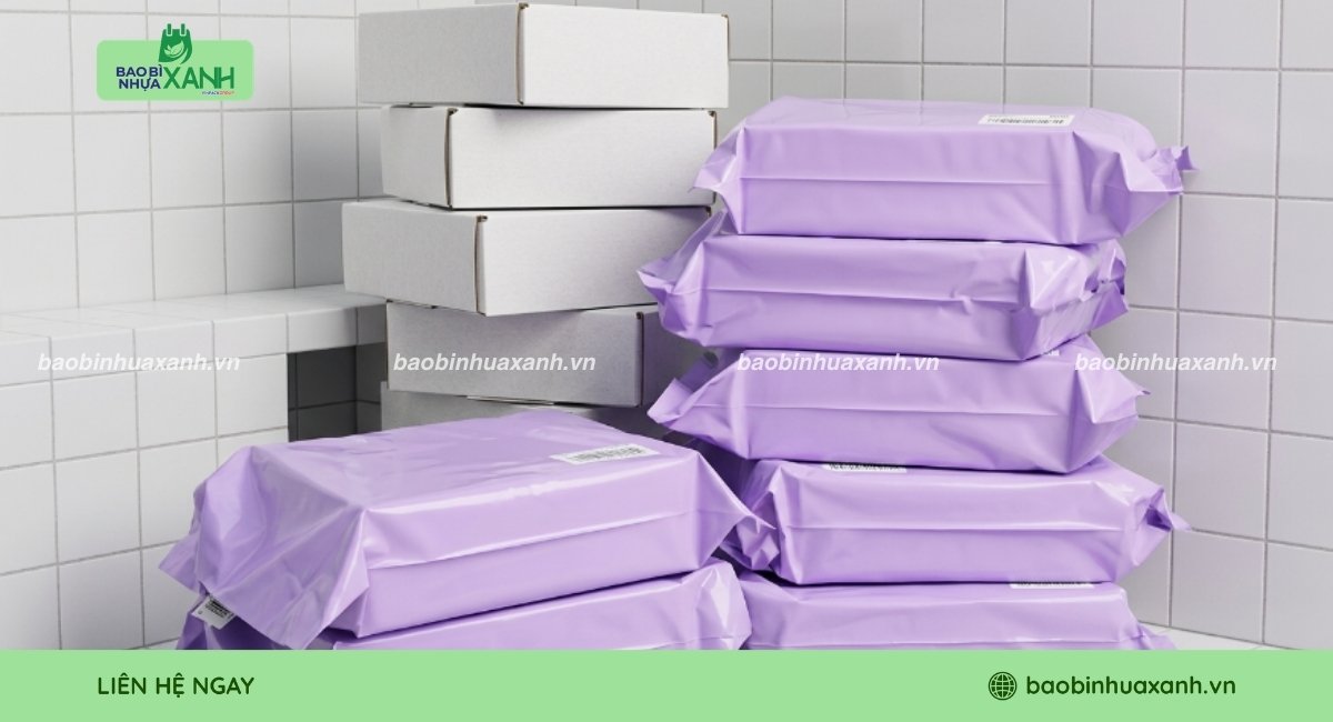 Mẫu túi niêm phong PE phù hợp cho shop kinh doanh online