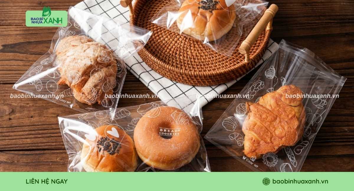 Mẫu túi OPP dán miệng đựng thực phẩm khô