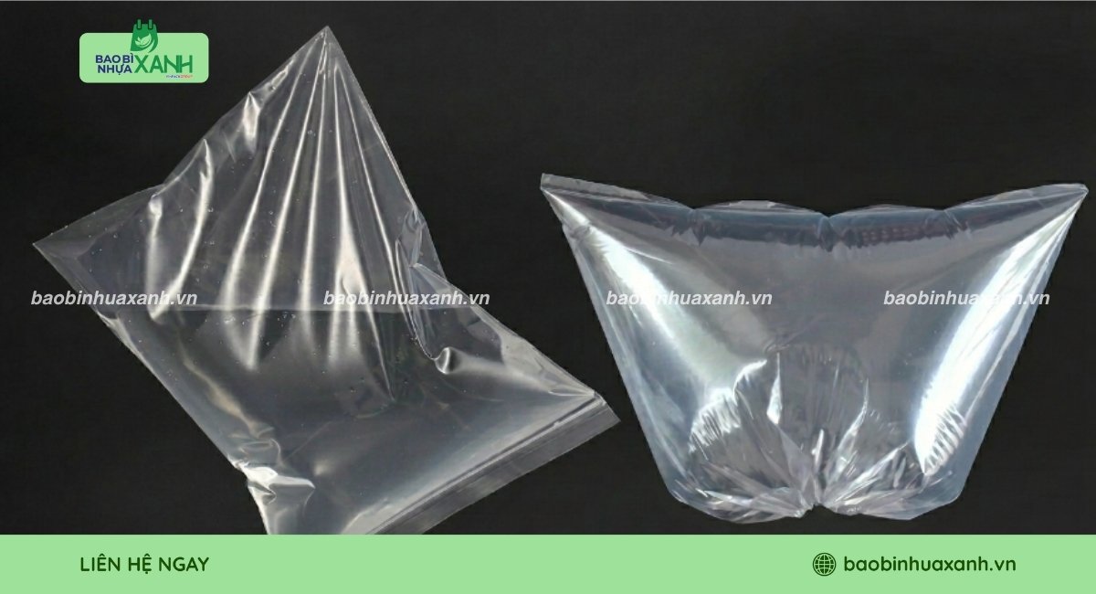 Mẫu túi PE miệng bằng phổ biến