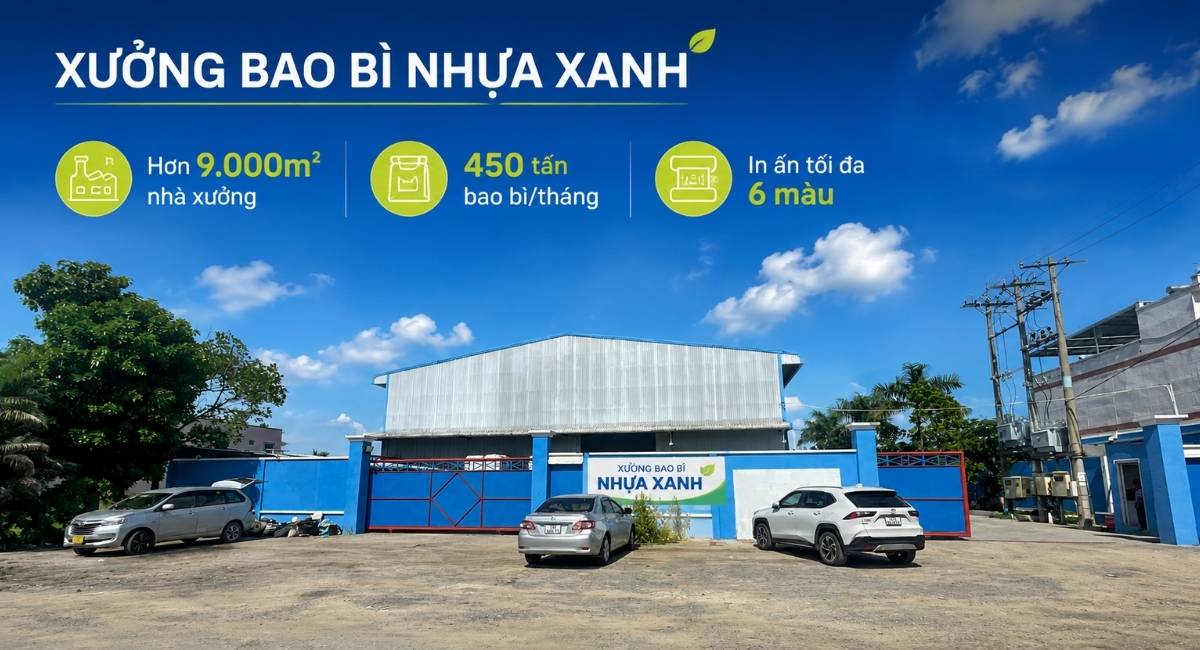 Năng lực sản xuất 1 Toàn cảnh xưởng Bao Bì Nhựa Xanh