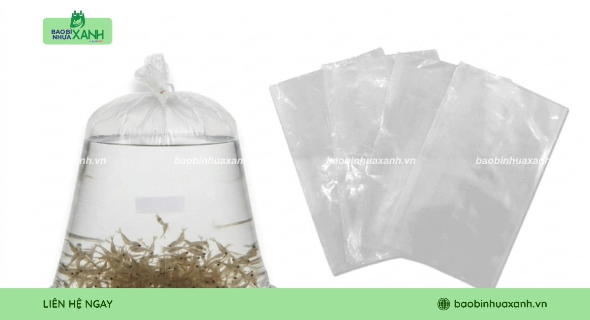 Túi đựng tôm giống đa dạng, phổ biến