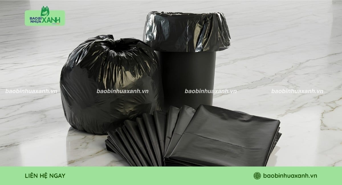 Túi rác cuộn đại dành cho cửa hàng và quán ăn