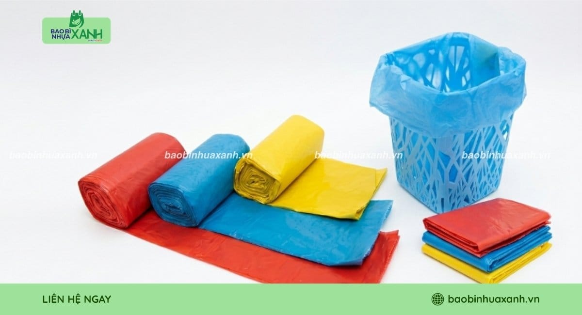 Túi rác cuộn trung cho gia đình và văn phòng