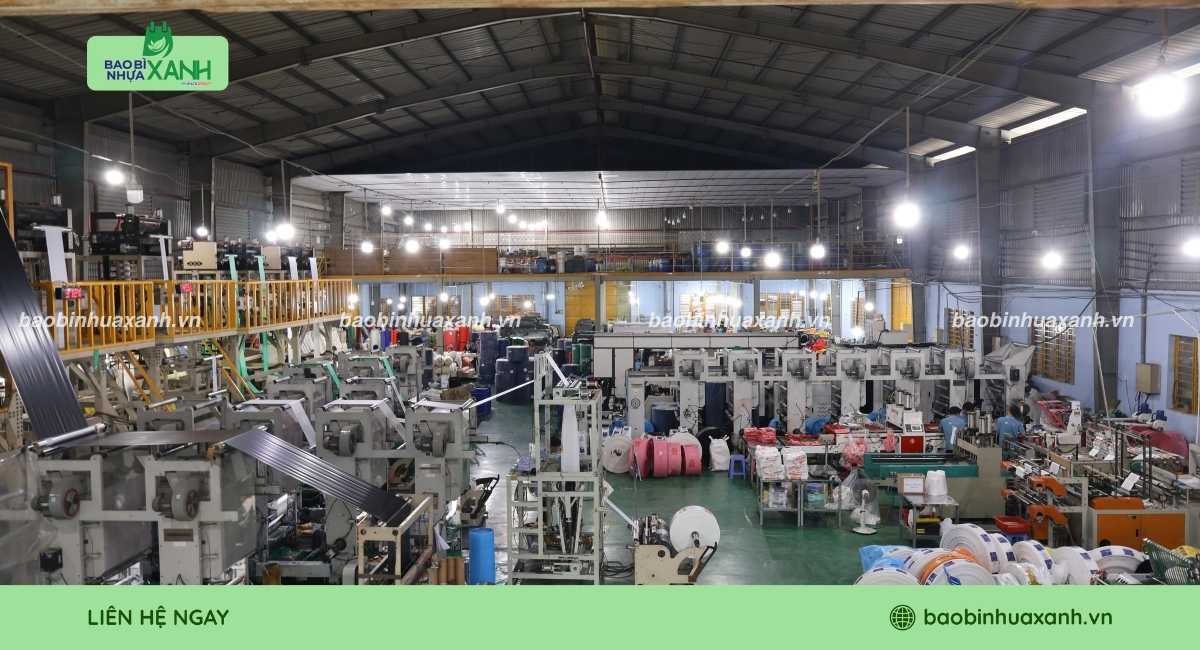 Xưởng Bao Bì Nhựa Xanh chuyên sản xuất bao bì HDPE