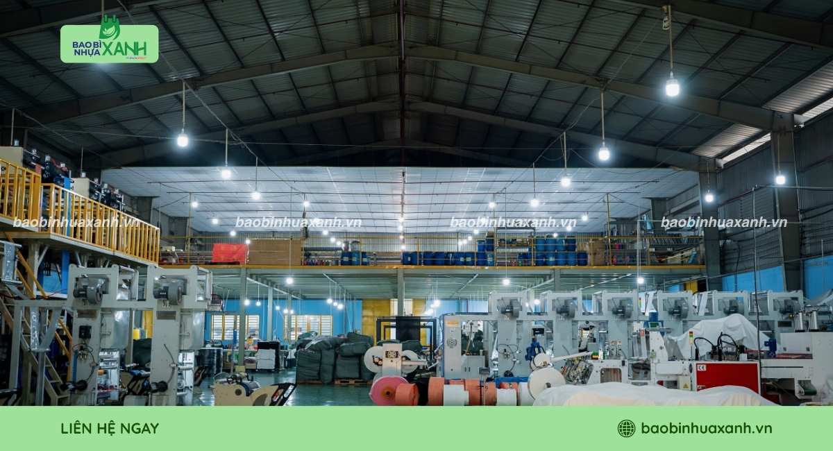 Xưởng Bao Bì Nhựa Xanh chuyên sản xuất túi đựng rác đa dạng kích thước