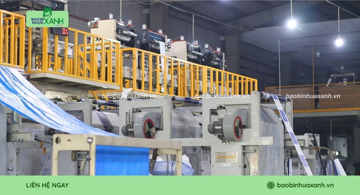 Xưởng Bao Bao Bì Nhựa Xanh chuyên sản xuất túi hột xoài đa dạng kích thước