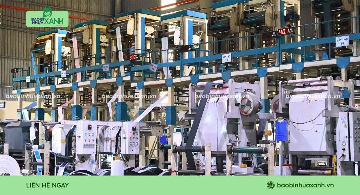Xưởng Bao Bao Bì Nhựa Xanh sản xuất bao bì nhiều chất liệu