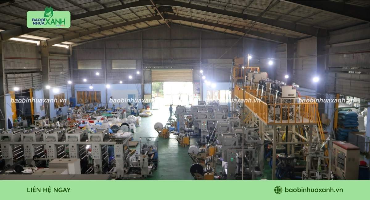 Xưởng Bao Bì Nhựa Xanh chuyên sản xuất túi xốp chất lượng cao