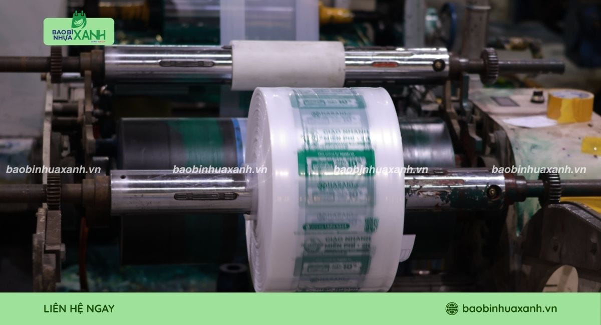 In túi zipper đáy đứng bằng công nghệ in ống đồng
