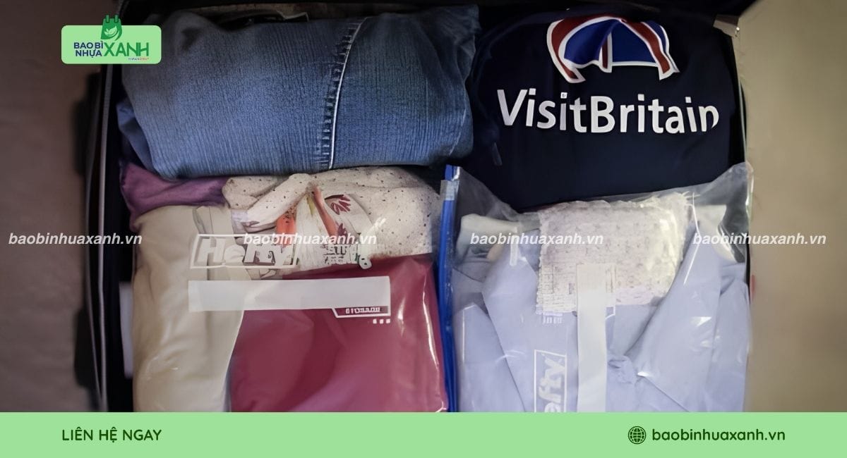 Mẹo sắp xếp hành lý siêu gọn bằng túi zip