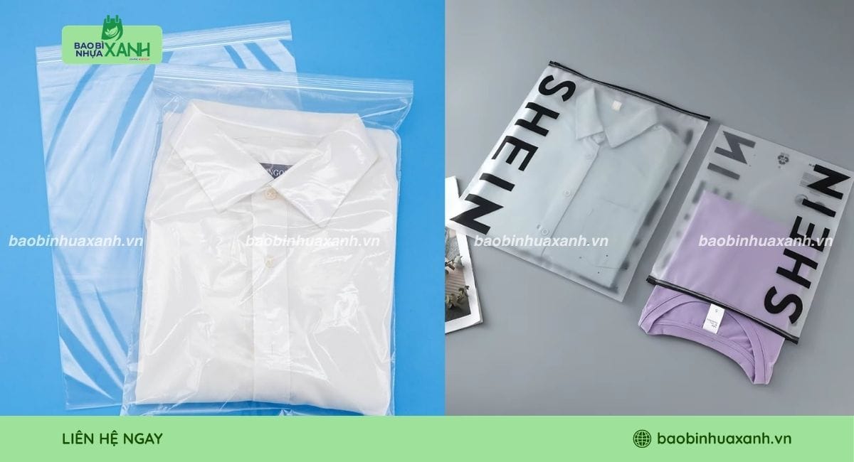 So sánh túi zipper PE với HD