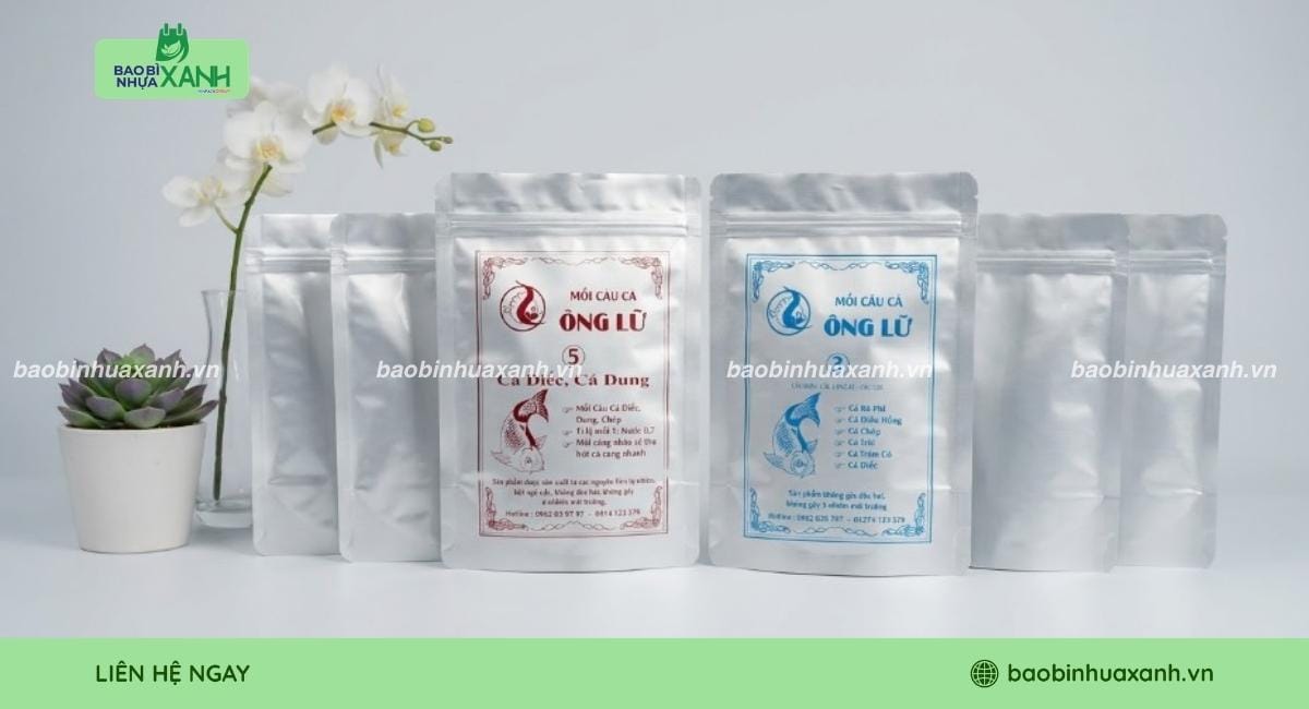 Túi zip bạc