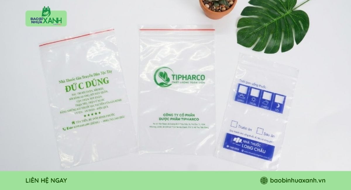 Túi zip đựng thuốc đạt chuẩn