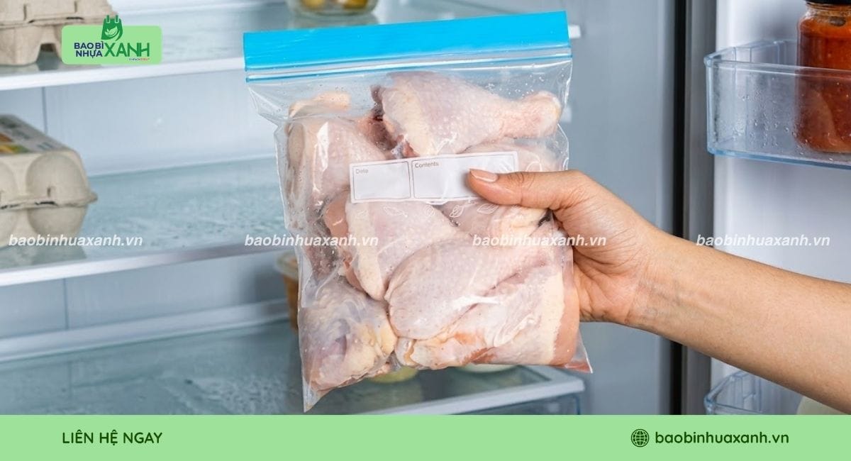 Túi zip giúp bảo quản thực phẩm