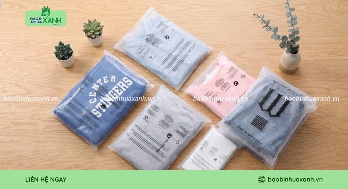 Túi zip khóa kéo lụa mờ cao cấp