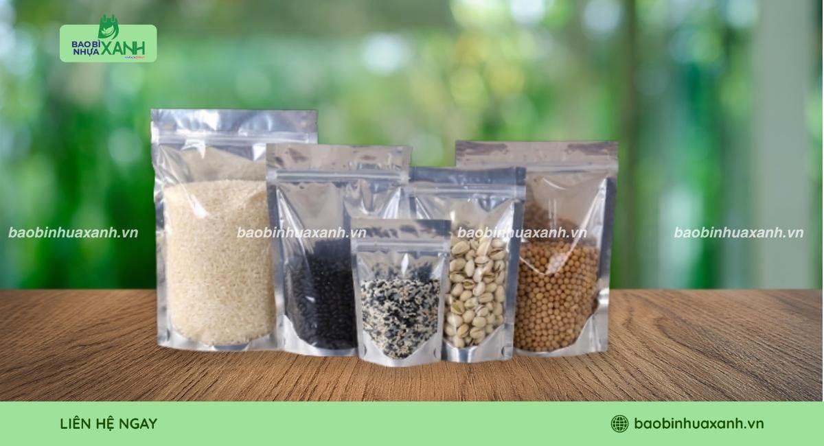 Túi zipper bạc đựng thuốc đông y