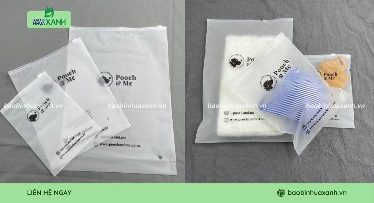 Túi zipper đục van thoát khí