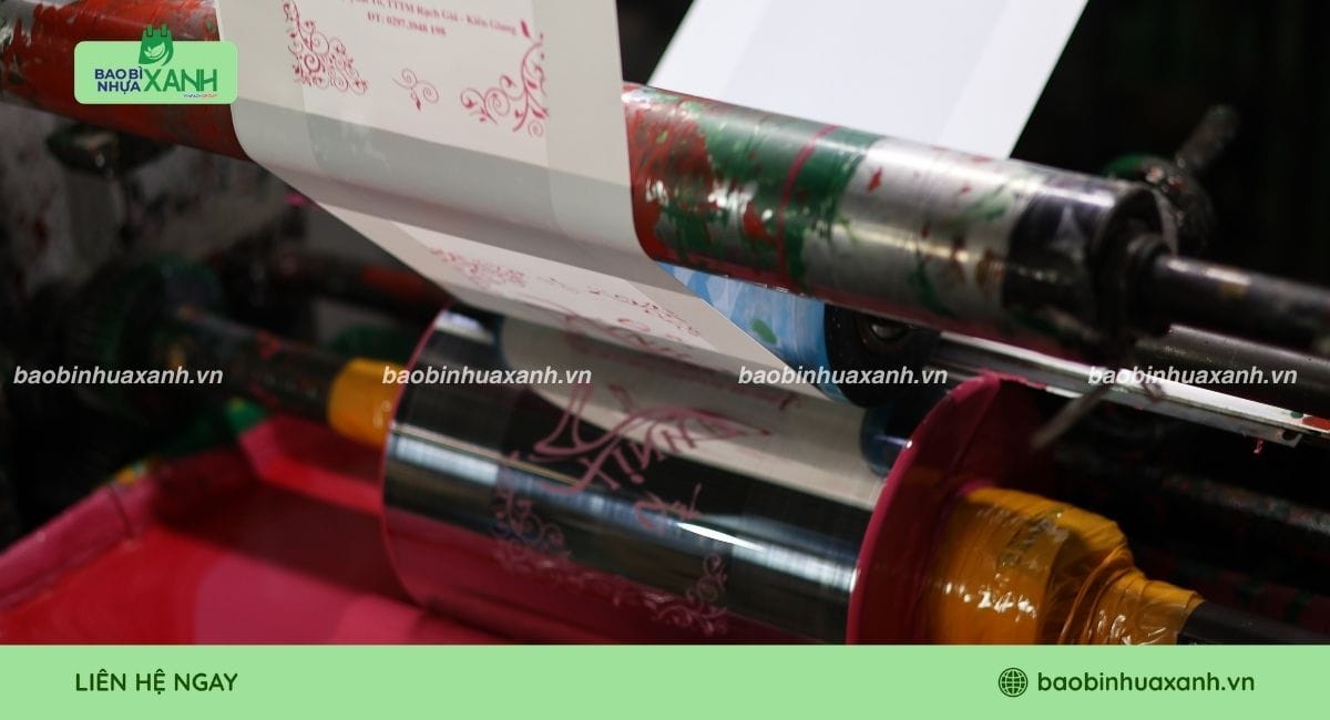 Túi zipper được in bằng công nghệ in ống đồng