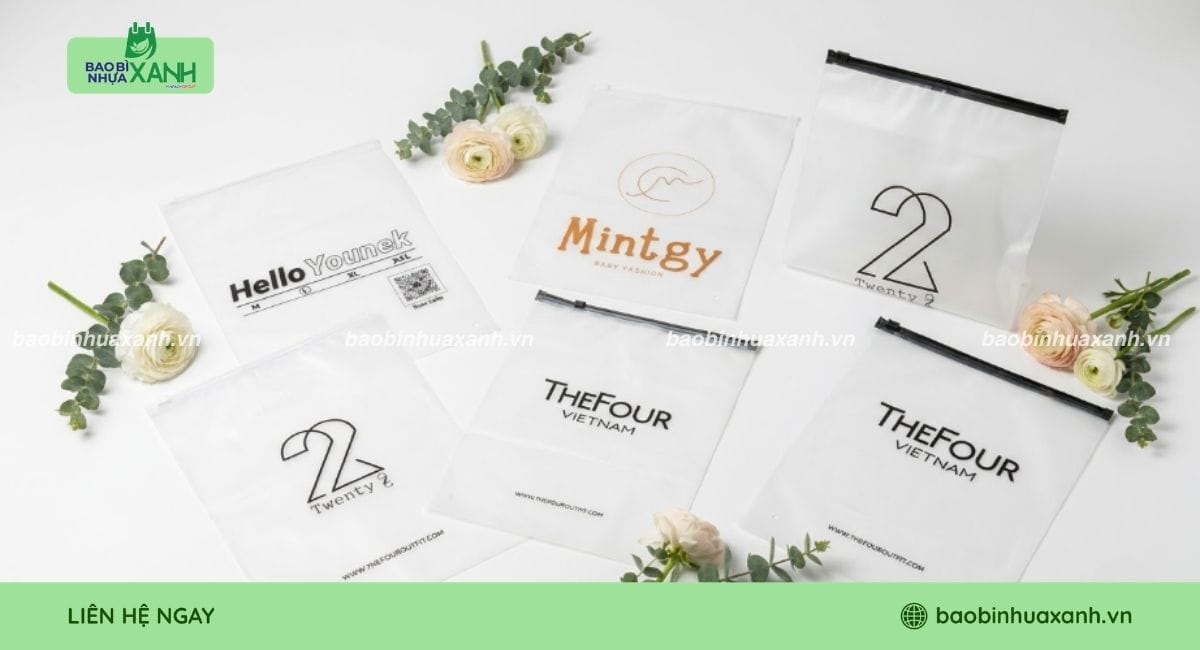Túi zipper khóa kéo mượt mà