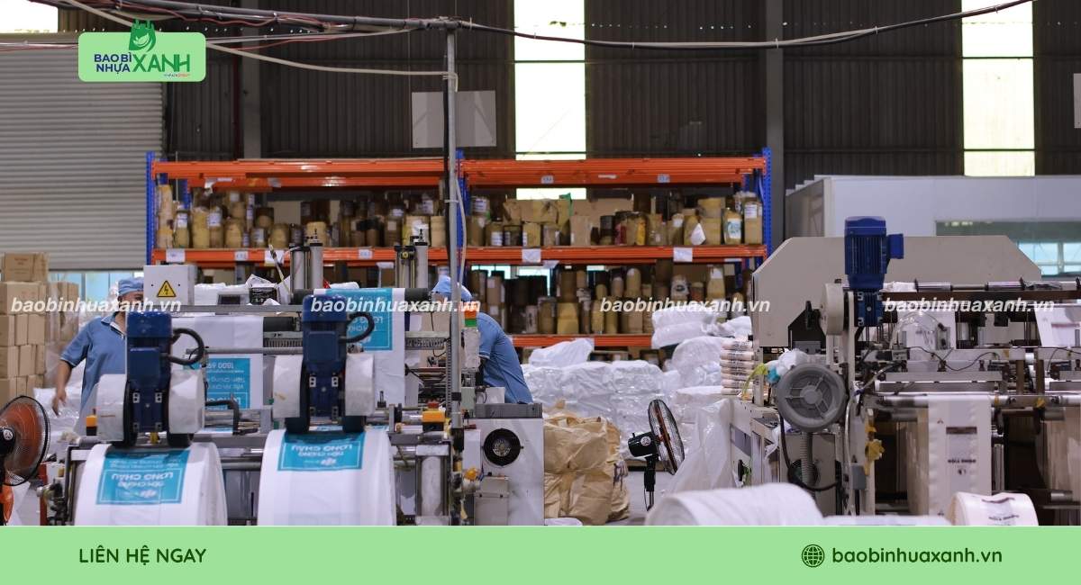 Xưởng sản xuất, in ấn túi zip đựng trà chanh Bao Bì Nhựa Xanh