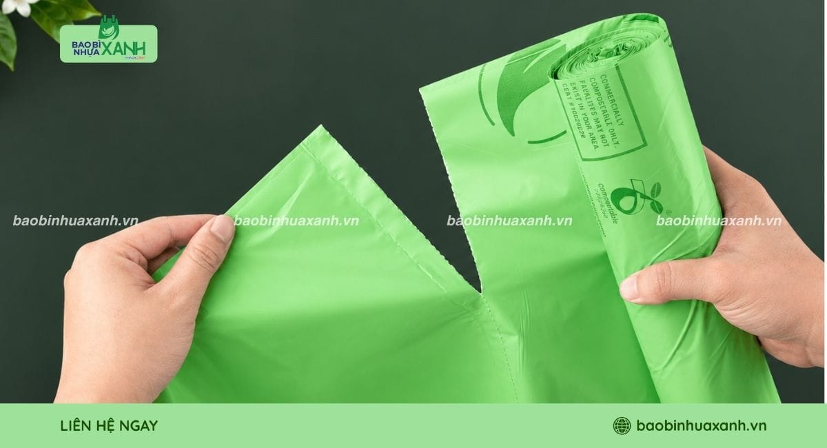 Bao bì phân hủy có nhãn Seedling