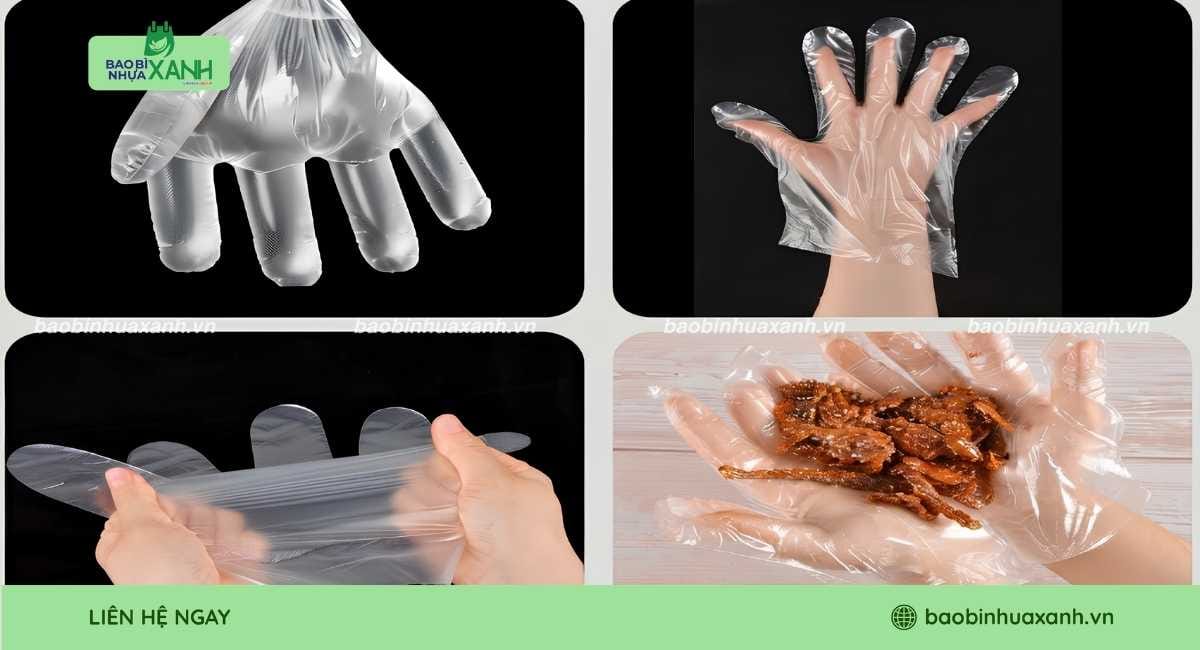 Bao tay nilon tiện dụng khi sử dụng