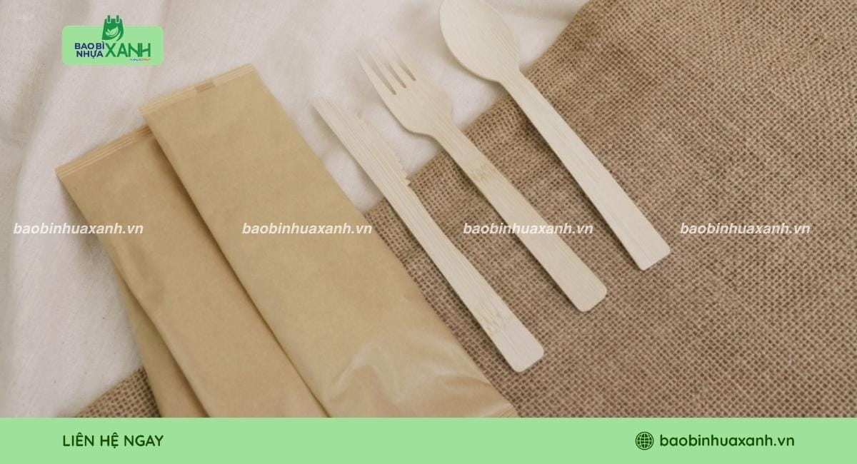 Dụng cụ ăn uống dao nĩa vật liệu Biodegradable