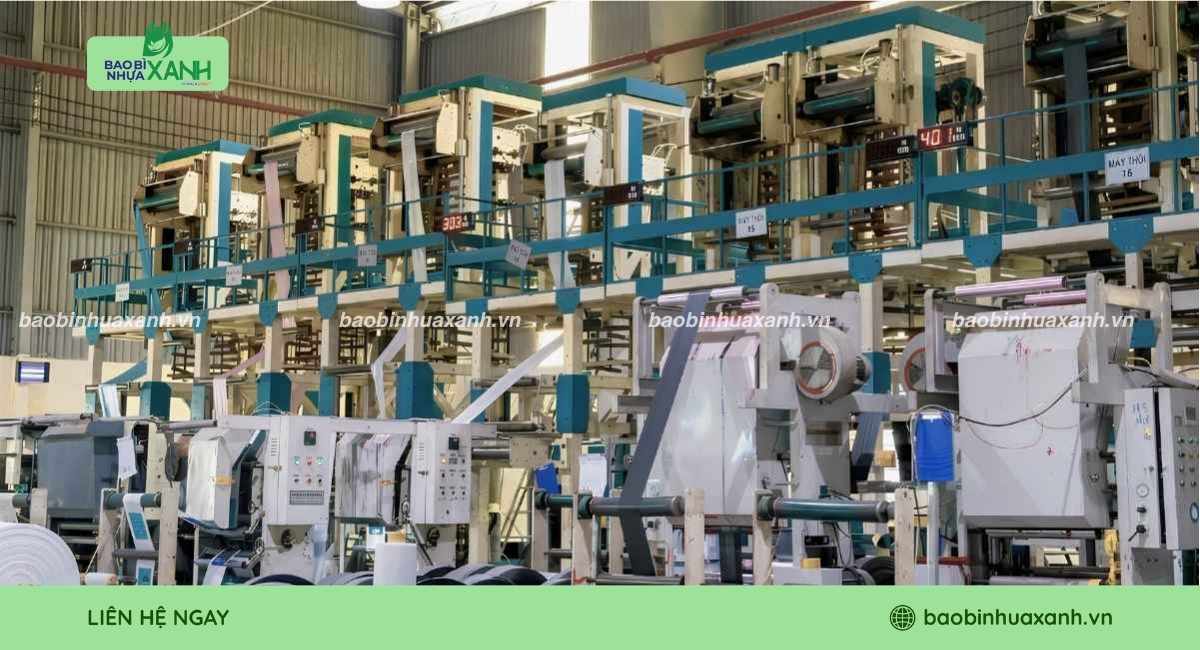 Xưởng Bao Bì Nhựa Xanh chuyên sản xuất túi tái chế theo yêu cầu