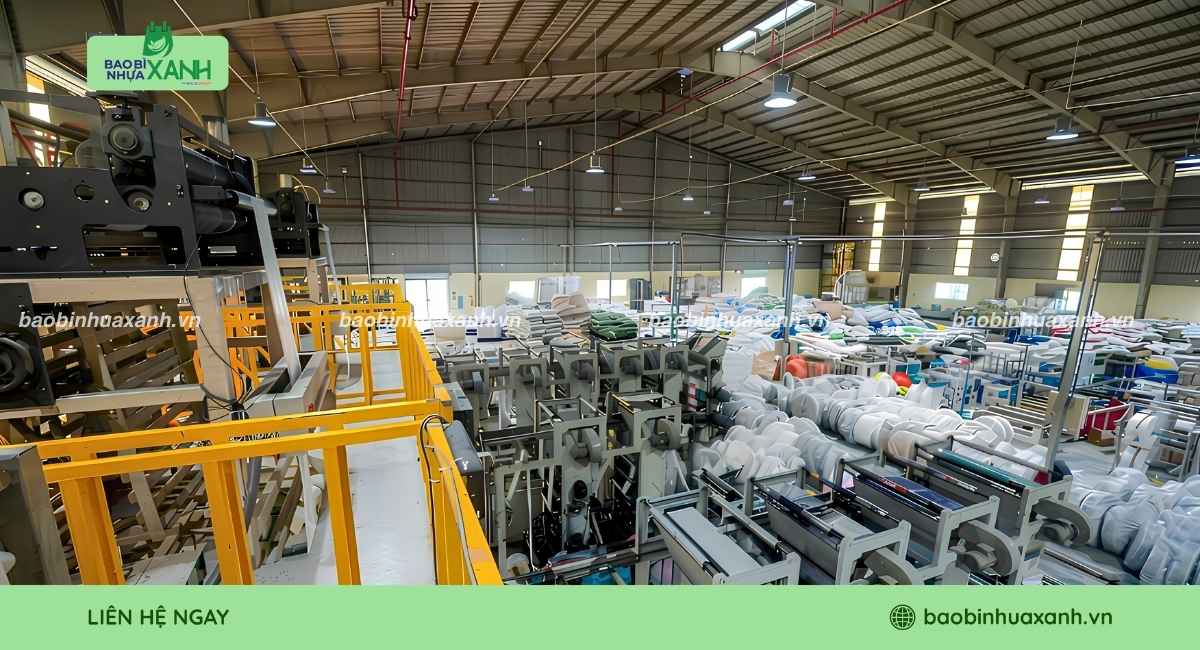 Xưởng Bao Bì Nhựa Xanh chuyên sản xuất bao bì thân thiện môi trường