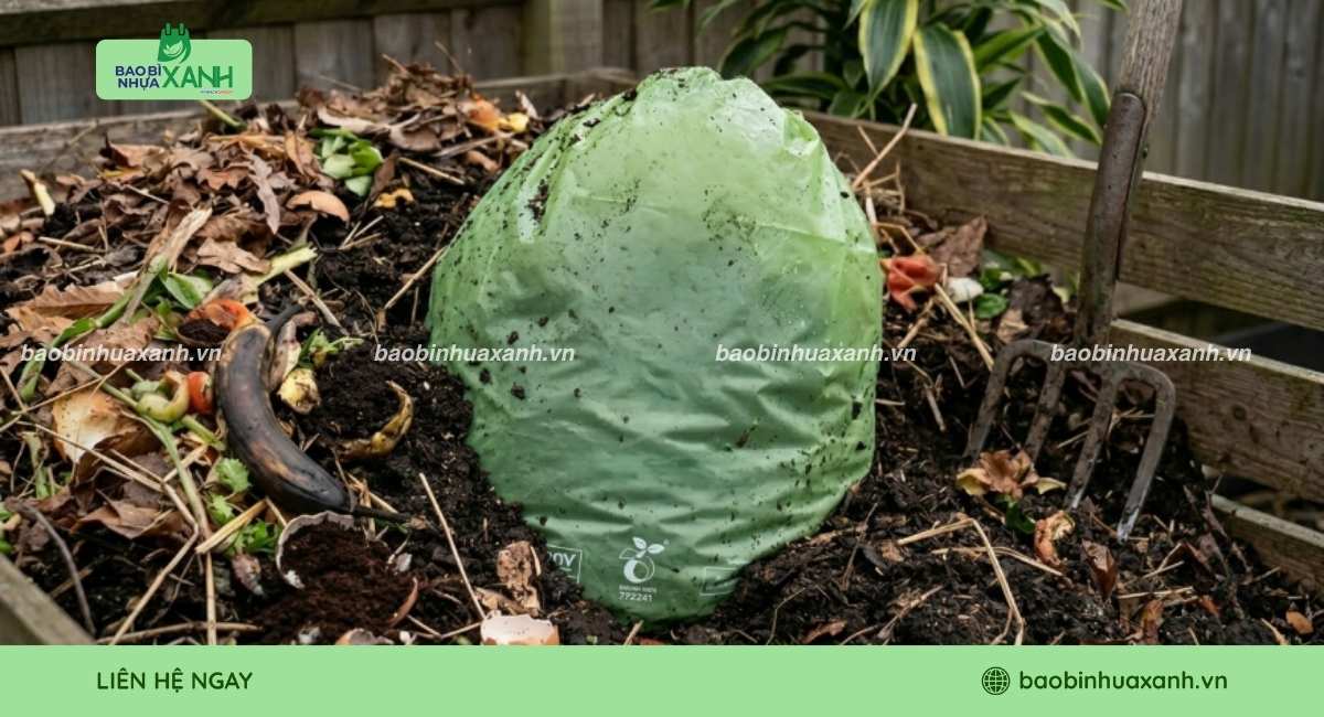 Đống ủ chất hữu cơ ngoài trời