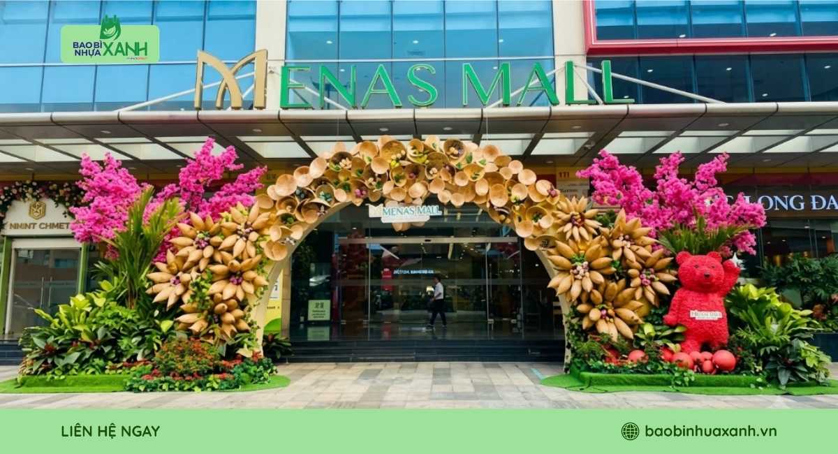 Dự Án Túi Xốp 2 Quai Cho Chuỗi Dịch Vụ MENAS | Bao Bì Nhựa Xanh