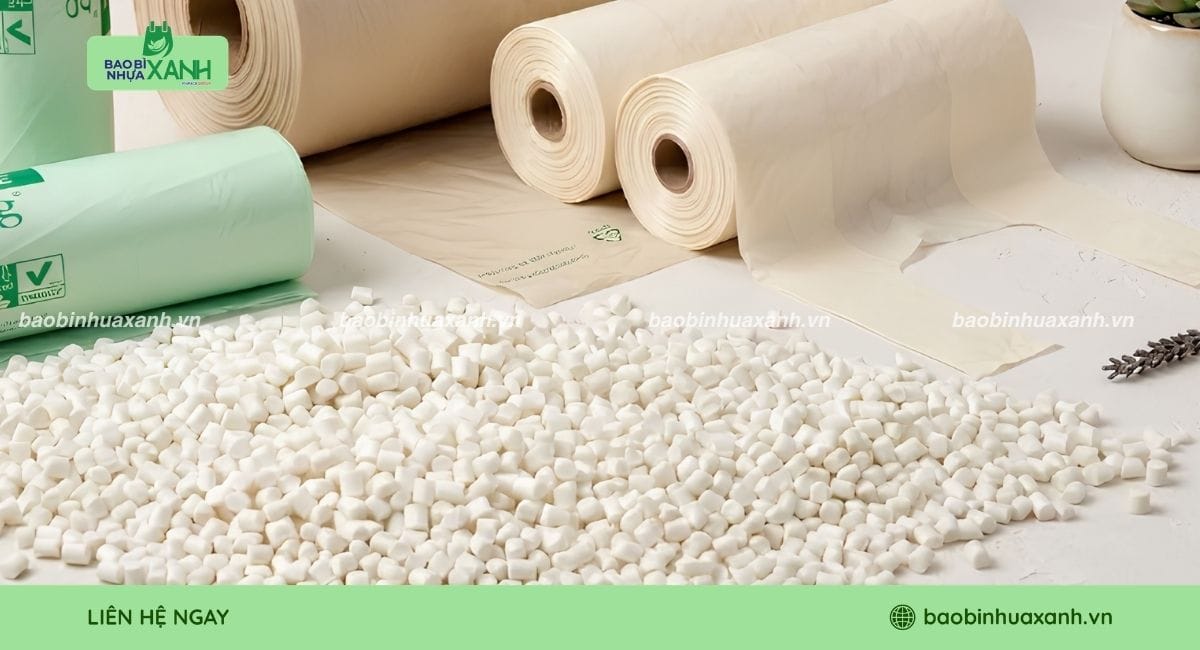 Hạt nhựa PBAT dùng trong sản xuất túi phân hủy sinh học