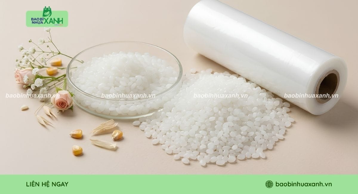 Hạt nhựa PBS trong sản xuất bao bì thực phẩm