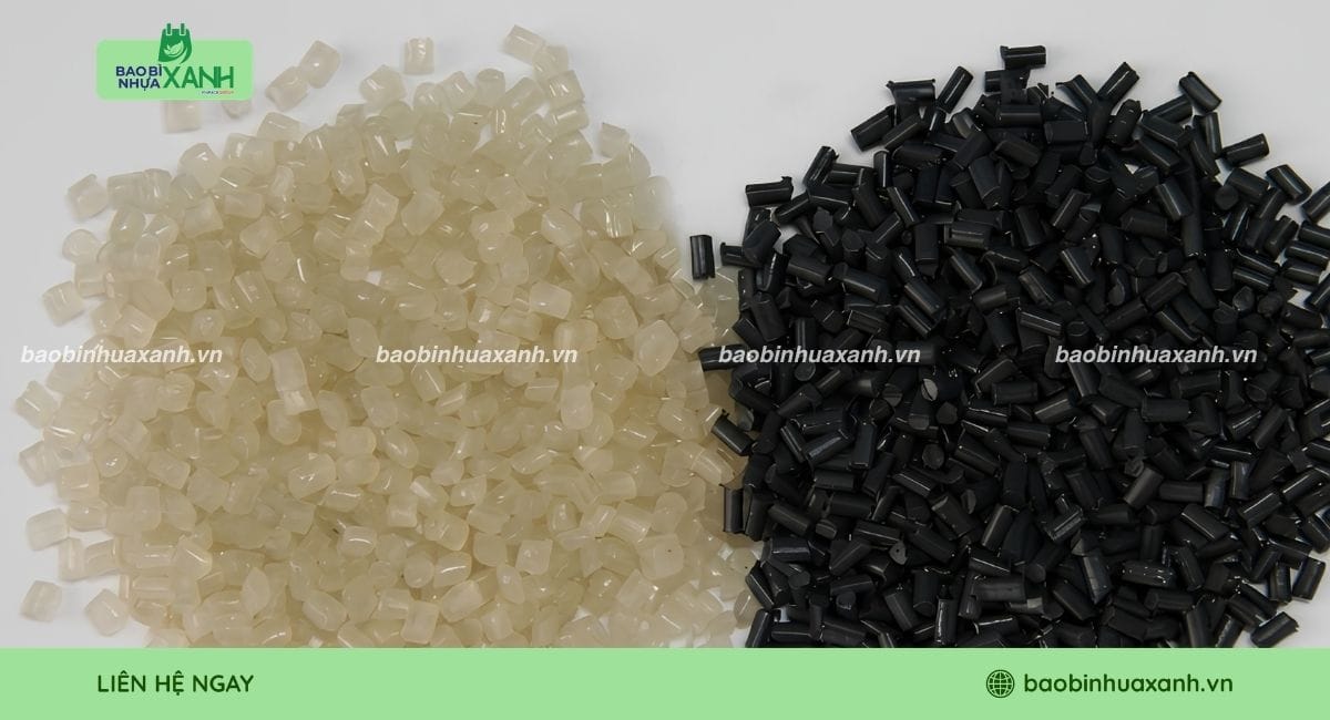 Hạt nhựa PE tái sinh dùng sản xuất bao bì mềm